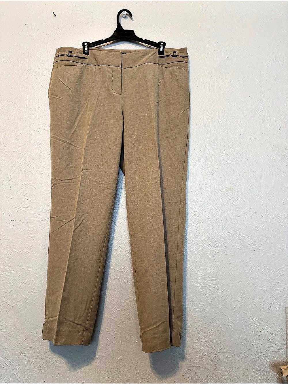 Sheragamo Straight Leg Trousers in Brown